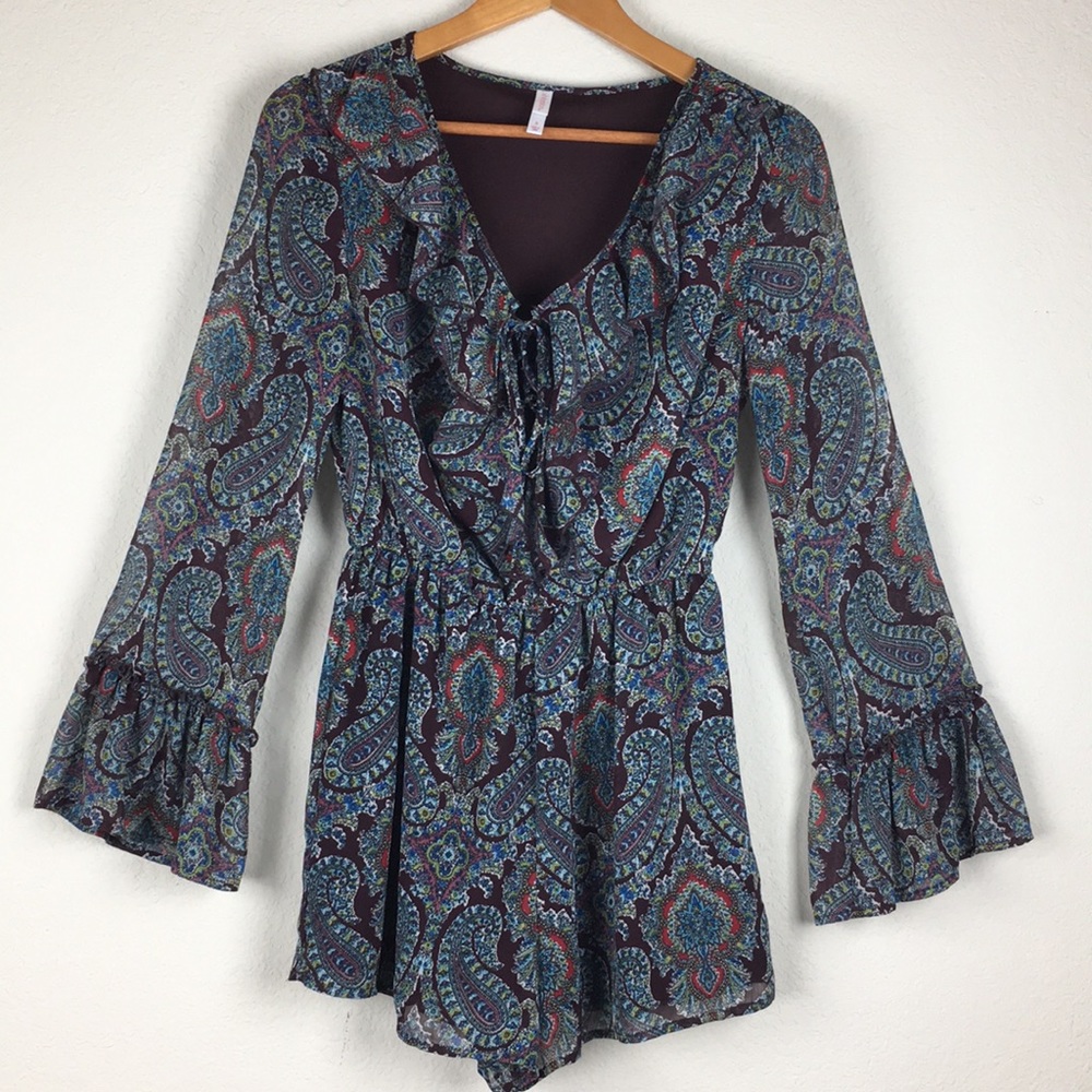 XHilaration multi-color romper